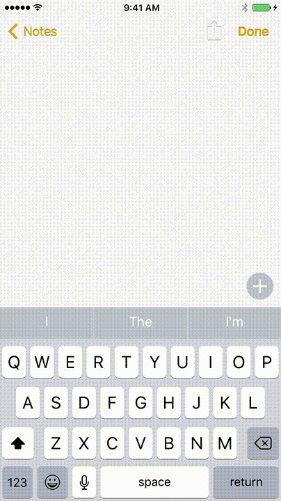 Smartphone screen with a text message interface and keyboard.