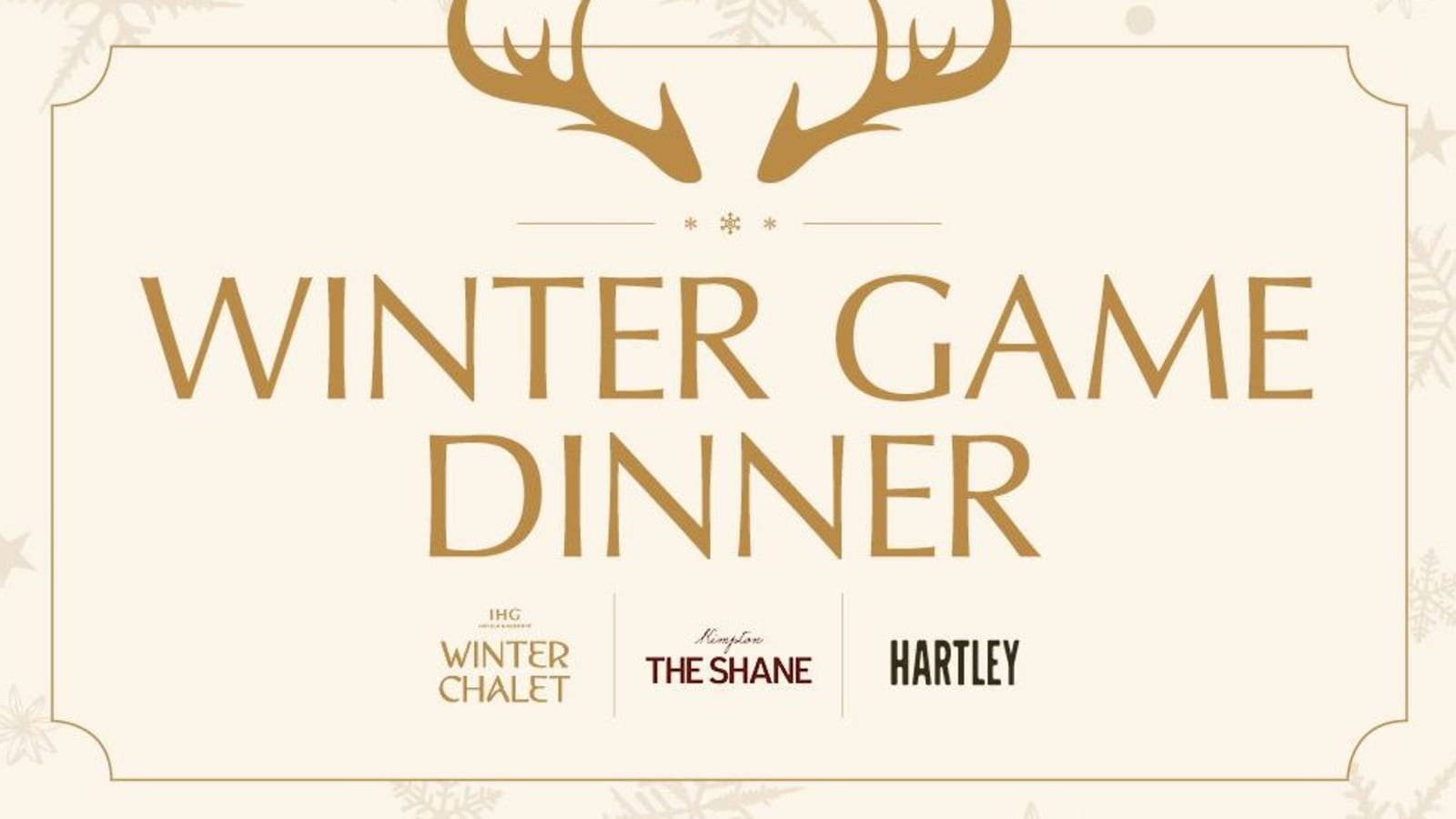 Winter Game Dinner