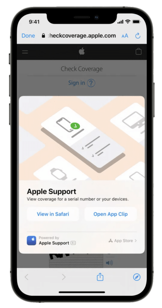Image of App Clip