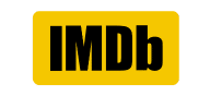 IMDb logo with yellow text on a black background.