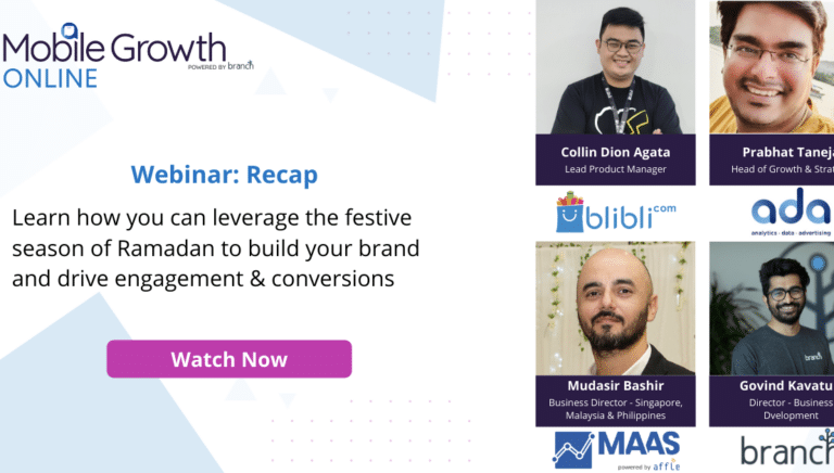 Webinar recap on leveraging Ramadan for brand engagement, featuring insights from industry leaders and a call to action to watch now.