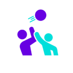 Icon-style image encouraging users to