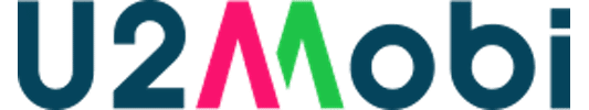 Logo with stylized text 